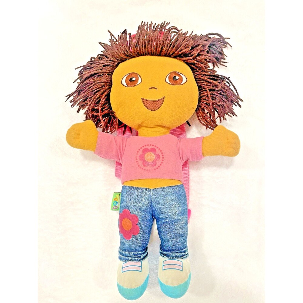 Dora Explorer Backpack Girls 13in Plush Pink Textile Kids